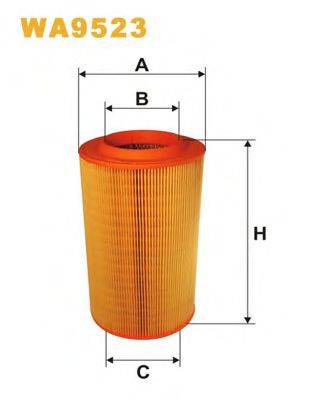 Воздушный фильтр WIX FILTERS WA9523 Воздушный фильтр WIX FILTERS WA9523