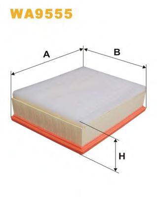 Воздушный фильтр WIX FILTERS WA9555 Воздушный фильтр WIX FILTERS WA9555