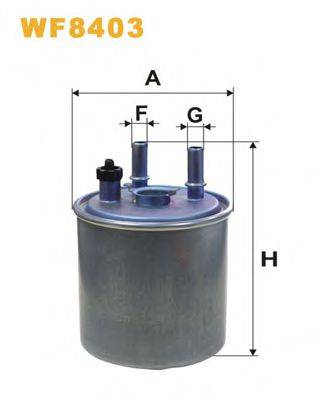 Топливный фильтр WIX FILTERS WF8403 Топливный фильтр WIX FILTERS WF8403