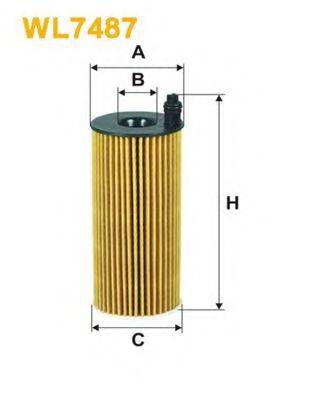 Масляный фильтр WIX FILTERS WL7487 Масляный фильтр WIX FILTERS WL7487