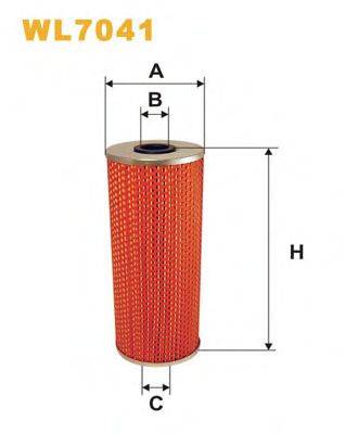 Масляный фильтр WIX FILTERS WL7041 Масляный фильтр WIX FILTERS WL7041