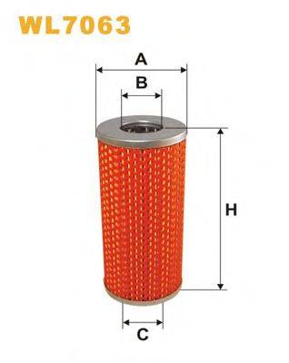 Масляный фильтр WIX FILTERS WL7063 Масляный фильтр WIX FILTERS WL7063