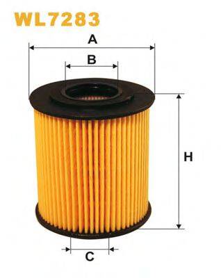 Масляный фильтр WIX FILTERS WL7283 Масляный фильтр WIX FILTERS WL7283