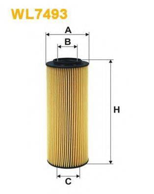 Масляный фильтр WIX FILTERS WL7493 Масляный фильтр WIX FILTERS WL7493