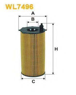 Масляный фильтр WIX FILTERS WL7496 Масляный фильтр WIX FILTERS WL7496