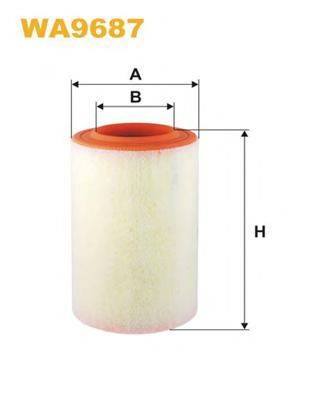 Воздушный фильтр WIX FILTERS WA9687 Воздушный фильтр WIX FILTERS WA9687
