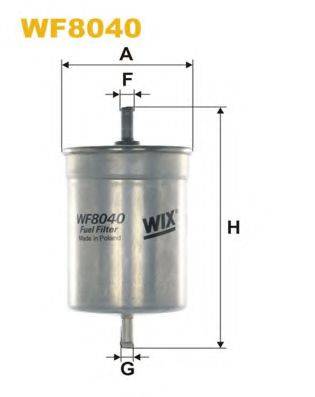 Топливный фильтр WIX FILTERS WF8040 Топливный фильтр WIX FILTERS WF8040