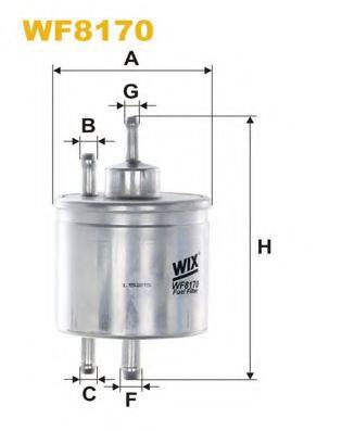 Топливный фильтр WIX FILTERS WF8170 Топливный фильтр WIX FILTERS WF8170