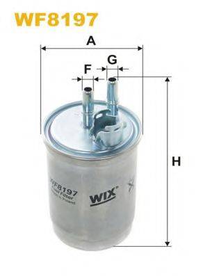 Топливный фильтр WIX FILTERS WF8197 Топливный фильтр WIX FILTERS WF8197