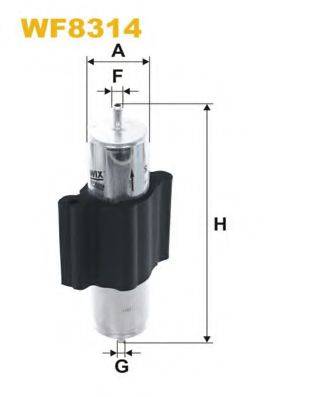 Топливный фильтр WIX FILTERS WF8314 Топливный фильтр WIX FILTERS WF8314