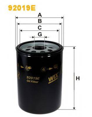 Масляный фильтр WIX FILTERS 92019E Масляный фильтр WIX FILTERS 92019E