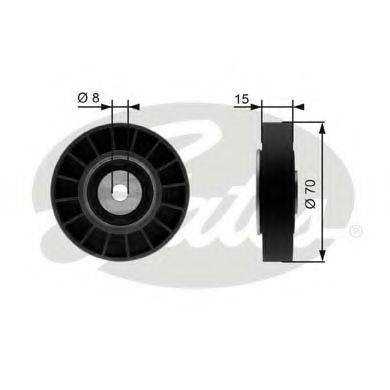 Паразитный / ведущий ролик, поликлиновой ремень GATES T36214 Паразитный / ведущий ролик, поликлиновой ремень GATES T36214