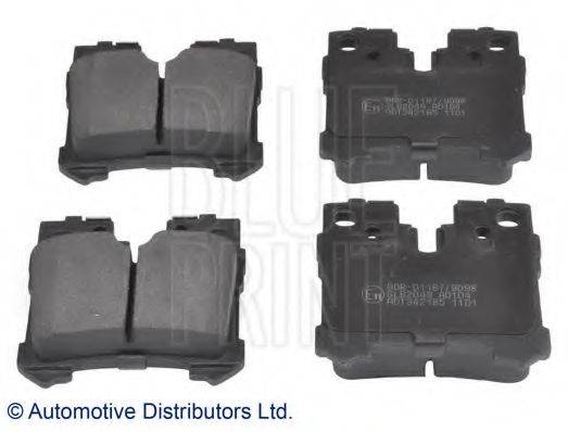 Комплект тормозных колодок, дисковый тормоз BLUE PRINT ADT342185