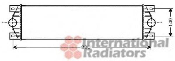 Интеркулер VAN WEZEL 43004359 Интеркулер VAN WEZEL 43004359