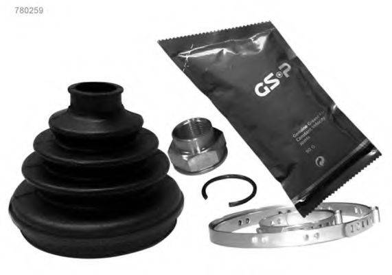 Монтажный комплект, сильфон приводного вала GSP 780259