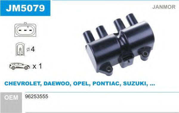Катушка зажигания JANMOR JM5079