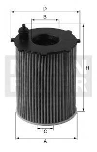 Масляный фильтр MANN-FILTER HU 6014 z