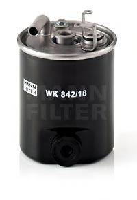 Топливный фильтр MANN-FILTER WK 842/18 Топливный фильтр MANN-FILTER WK 842/18
