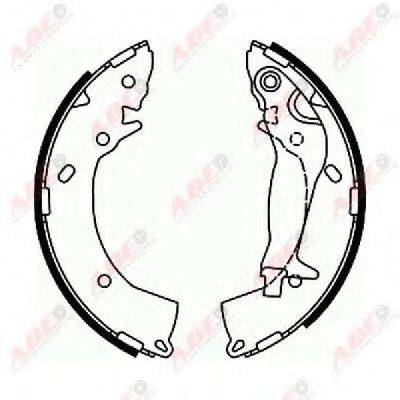 Комплект тормозных колодок ABE C00518ABE Комплект тормозных колодок ABE C00518ABE