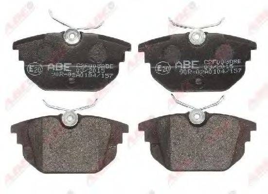 Комплект тормозных колодок, дисковый тормоз ABE C2F005ABE