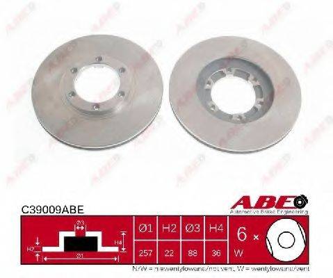 Тормозной диск ABE C39009ABE Тормозной диск ABE C39009ABE