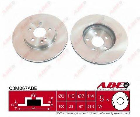 Тормозной диск ABE C3M067ABE