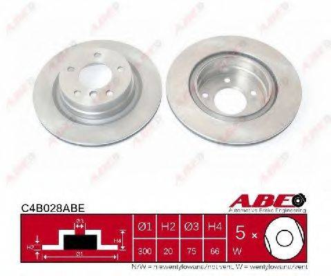 Тормозной диск ABE C4B028ABE Тормозной диск ABE C4B028ABE