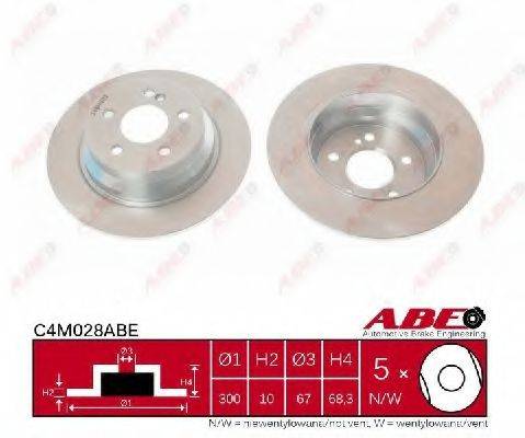 Тормозной диск ABE C4M028ABE Тормозной диск ABE C4M028ABE