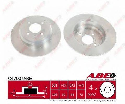 Тормозной диск ABE C4V007ABE Тормозной диск ABE C4V007ABE