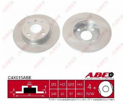 Тормозной диск ABE C4X015ABE Тормозной диск ABE C4X015ABE
