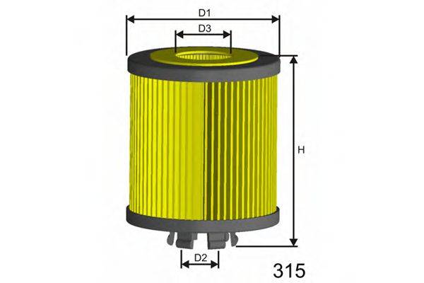 Масляный фильтр MISFAT L109 Масляный фильтр MISFAT L109