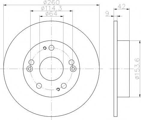 Тормозной диск HELLA PAGID 8DD 355 118-991
