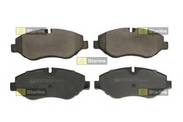 Комплект тормозных колодок, дисковый тормоз STARLINE BD S456