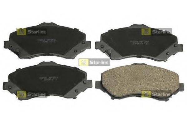 Комплект тормозных колодок, дисковый тормоз STARLINE BD S755