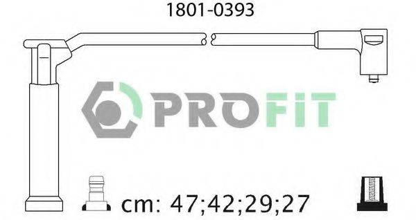 Комплект проводов зажигания PROFIT 1801-0393 Комплект проводов зажигания PROFIT 1801-0393