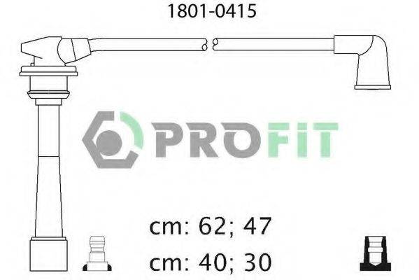Комплект проводов зажигания PROFIT 1801-0415 Комплект проводов зажигания PROFIT 1801-0415