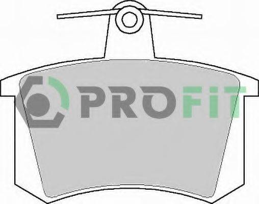 Комплект тормозных колодок, дисковый тормоз PROFIT 5000-0222 Комплект тормозных колодок, дисковый тормоз PROFIT 5000-0222