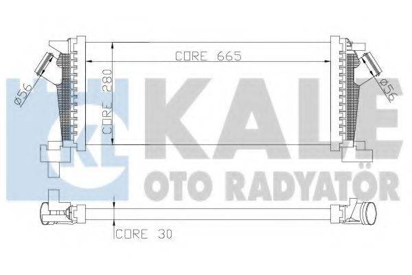 Интеркулер KALE OTO RADYATOR 344800 Интеркулер KALE OTO RADYATOR 344800