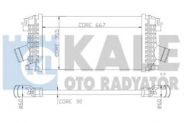 Интеркулер KALE OTO RADYATOR 344900 Интеркулер KALE OTO RADYATOR 344900