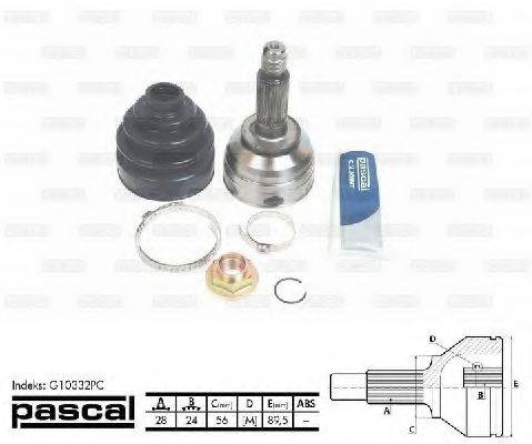 Шарнирный комплект, приводной вал PASCAL G10332PC Шарнирный комплект, приводной вал PASCAL G10332PC