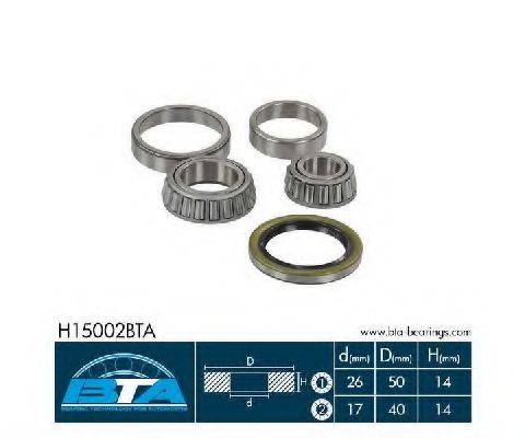 Комплект подшипника ступицы колеса BTA H15002BTA Комплект подшипника ступицы колеса BTA H15002BTA