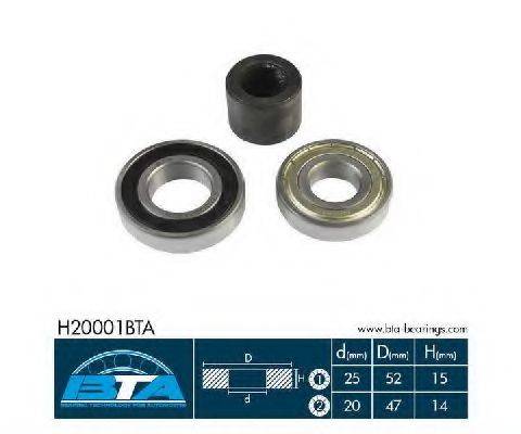 Комплект подшипника ступицы колеса BTA H20001BTA Комплект подшипника ступицы колеса BTA H20001BTA
