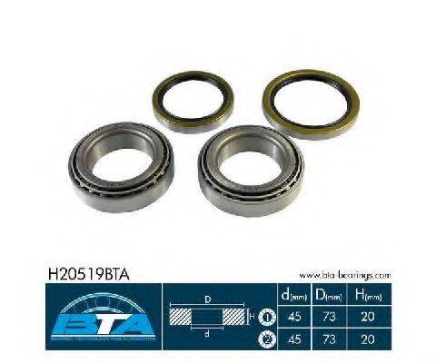 Комплект подшипника ступицы колеса BTA H20519BTA Комплект подшипника ступицы колеса BTA H20519BTA