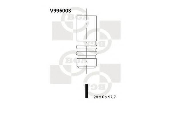 Выпускной клапан BGA V996003 Выпускной клапан BGA V996003