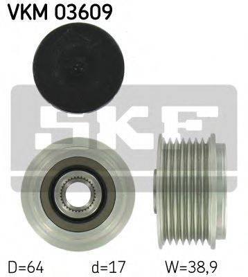 Механизм свободного хода генератора SKF VKM 03609 Механизм свободного хода генератора SKF VKM 03609