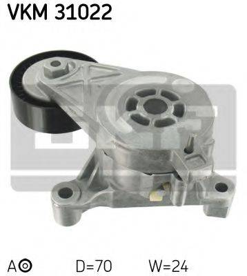 Натяжной ролик, поликлиновой ремень SKF VKM 31022 Натяжной ролик, поликлиновой ремень SKF VKM 31022