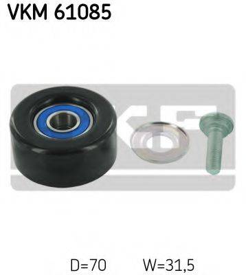 Паразитный / ведущий ролик, поликлиновой ремень SKF VKM 61085 Паразитный / ведущий ролик, поликлиновой ремень SKF VKM 61085