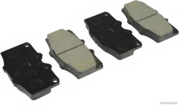 Комплект тормозных колодок, дисковый тормоз HERTH+BUSS JAKOPARTS J3602036