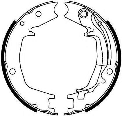 Комплект тормозных колодок, стояночная тормозная система FERODO FSB4131 Комплект тормозных колодок, стояночная тормозная система FERODO FSB4131