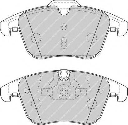 Комплект тормозных колодок, дисковый тормоз FERODO FDB4107